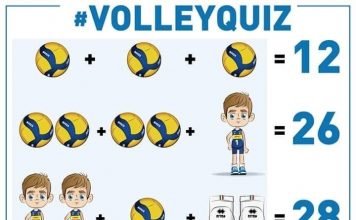 Soluzione gioco matematico Volley Quiz pallone giocatore