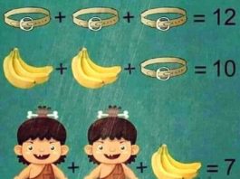 Soluzione gioco matematico cintura banana e uomo primitivo