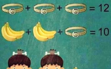 Soluzione gioco matematico cintura banana e uomo primitivo