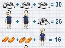 Soluzione gioco matematico scarpe ginnastica Salvini Hot Dog