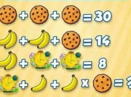 Soluzione gioco matematico con biscotti banane e sveglie